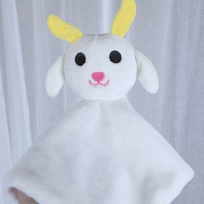 White Sheep Fleece Security Blanket Newborn Lovey Stuffed Animal