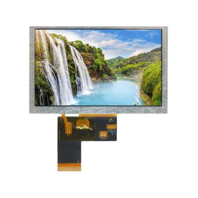 5,0 KADI capacitivo industrial Tft 1000cd/M2 do écran sensível da polegada 800x480 Ips Lcd