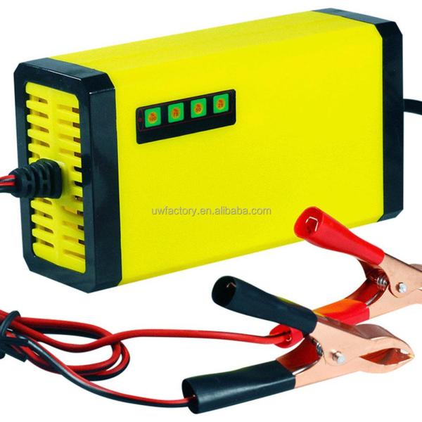 Universal Fast Charging 12V 3A 5A 6A 8A 10A Smart Car Battery Charger for Lead Acid Battery Automatic Identification