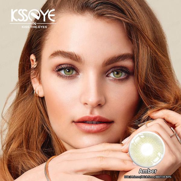 KSSEYE Lightly Tinted Daily Colored Contacts For Cosplay Costume Wedding