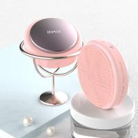 Massager facial do limpador do silicone 2W