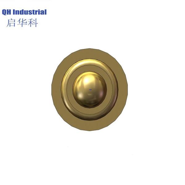 SMT 3.0mm Length Precision Artwork Amphenol Double Head Pogopinn