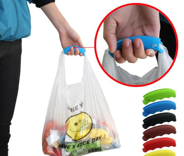 Silicone bag lifting device plastic button carrying device  9*2.3*2.5mm logo customized