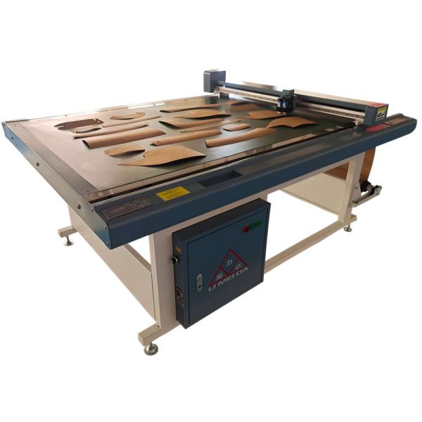 Cortadora de cama plana de 400 KG en stock para corte de contorno de gráficos de patrones de papel, corte por inyección de tinta 1200*900 mm