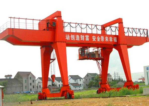 5ton Capacity Hook Gantry Crane Double Girder With Electric Trolley SGS