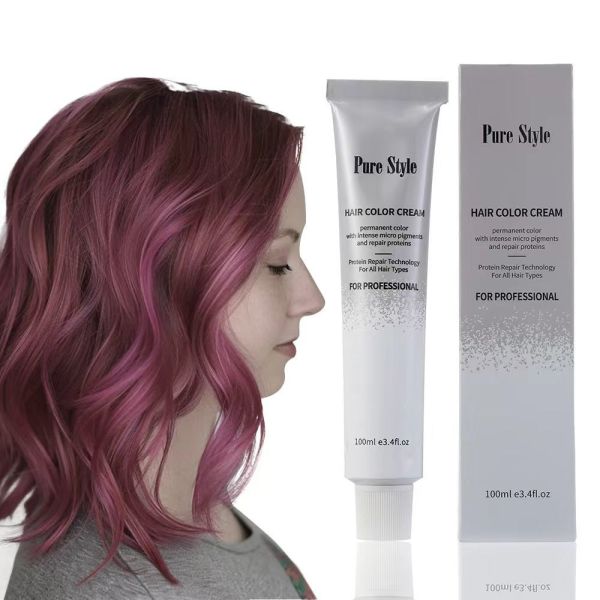 Salon OEM Hair Color Manufacturer Fast Acting Blonde Hair Color Dye Professional 100ml Permanent Hair Color Herbal Formula