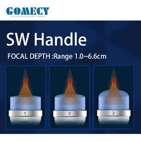 Gomecy Soft Shockwave Extracorporeal Focus Shock Wave Therapy Physiotherapy Machine