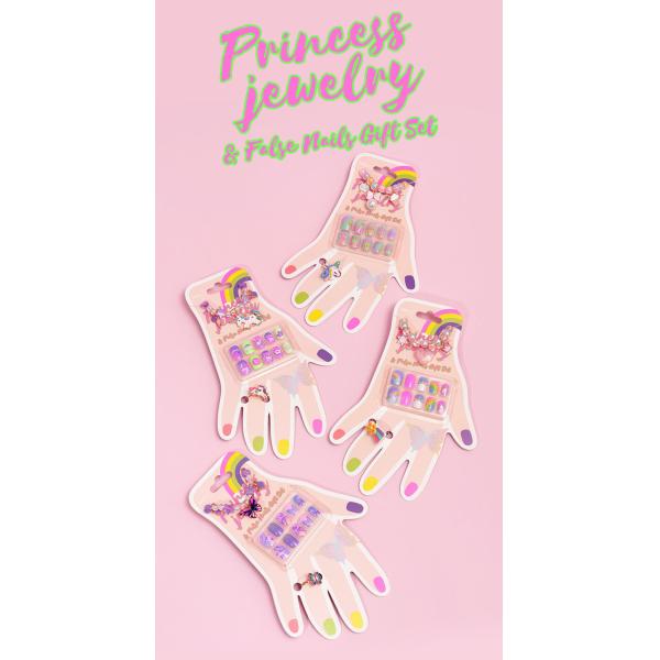 Chic DIY Nail Art Kit For Pretend Play Preschool Girls Environment Friendly