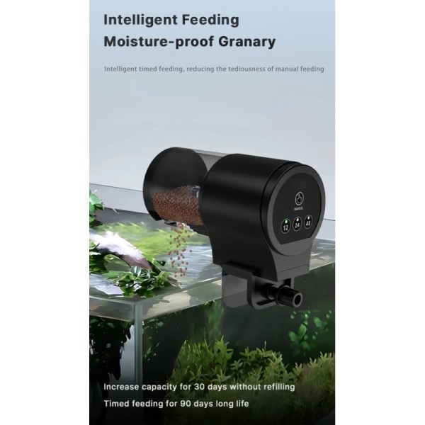 Vacation Automatic Fish Tank Feeder Digital Timer Aquarium Turtle Food Dispenser