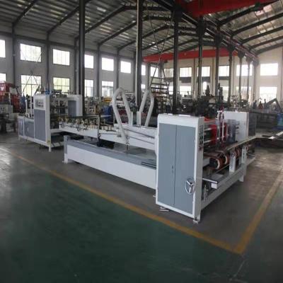 O PLC corrugou a máquina 180m da caixa da caixa por Min Auto Folder Gluing Machine