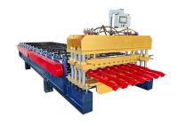 rolo telhando da telha da etapa da folha 3Phase de 1.2m que forma o servo motor da máquina