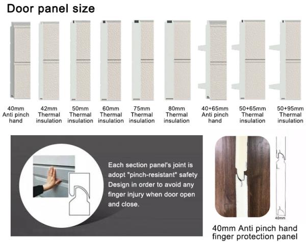 Wholesale Vertical Sectional Overhead Industrial Automatic Door Industrial Sliding Door Tracks Garage Automatic Lifting Door