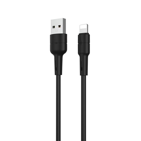 1M PVC serie 2A Carga USBA a TYPEC a micro a la iluminación carga y transferencia de datos cable