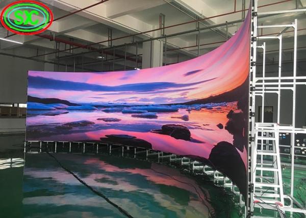 Exposição de diodo emissor de luz interna de alta resolução da cor completa de SMD P4