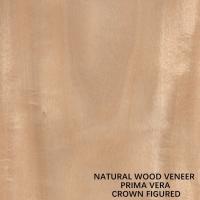 La corona cortada plana Primavera de la chapa natural de madera del OEM cortó para los paneles y los muebles 0.5m m