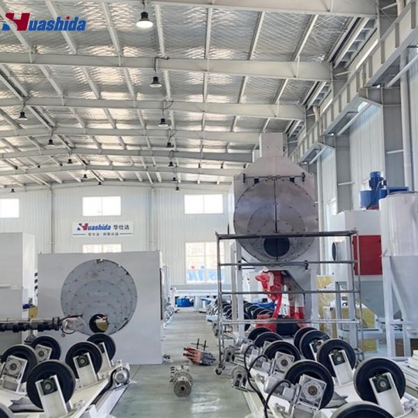 Automatic 3LPE Coating Pipe Production Line with Powder Coating and Induction Heating for Urban Pipeline Construction