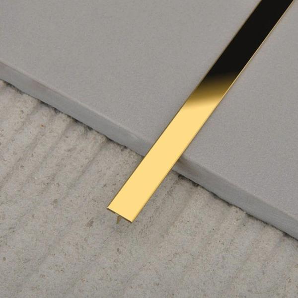 T Shape Modern Stainless Steel Trim Sus304 Corner Trim Customized Size