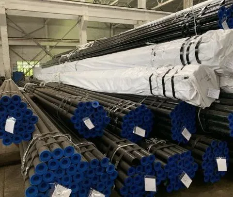 Полировка труб для котлов из бесшовной стали по стандарту DIN 17175 St45.8