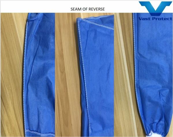 Protection de la santé hydroponique Robe chirurgicale jetable Tissu tricoté doux 120*140cm/45gsm Certifié SGS