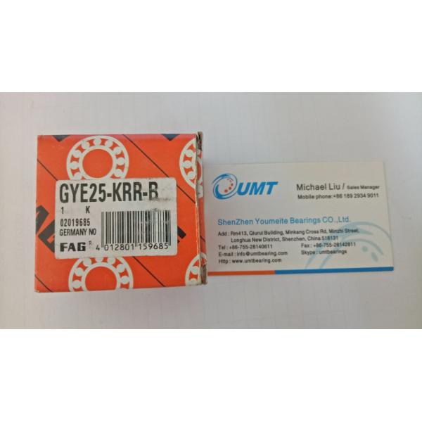 GYE25-KRR-B  Deep Groove Ball Bearing , 52mm FAG Ball Bearing for  Concrete Mixer