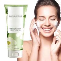 Amino Acid Camellia Face Wash Refreshing Cleanser Lotion Deeply Floral Fragrance