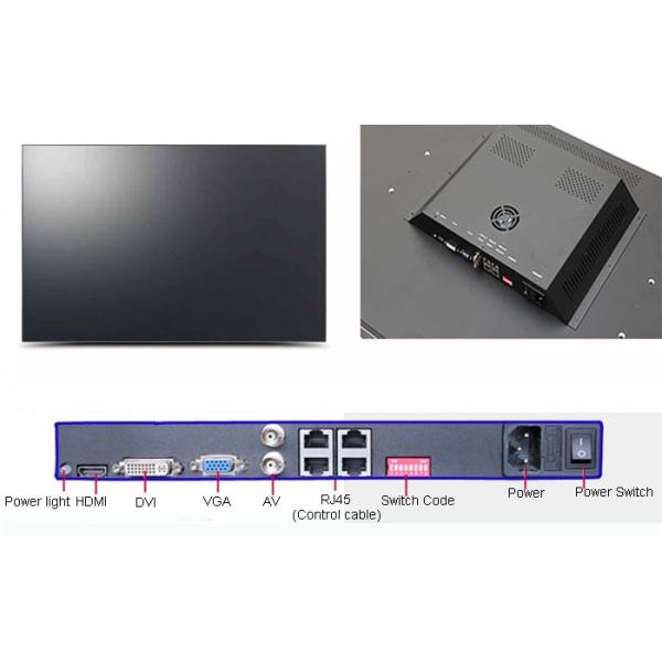 46 inch video wall with 5.3mm bezel screen lcd video wall for advertising