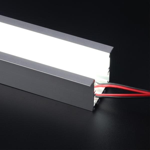 U Shape 6063 Led Strip Aluminum Channel Suspended Led Extrusion Profile