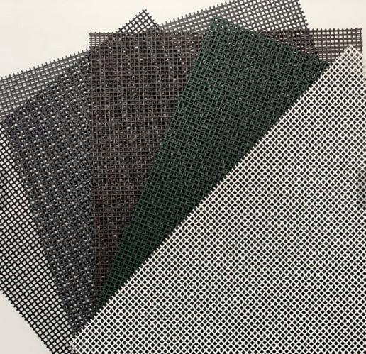 Woven Vinyl 30% Polyester 70% PVC Open Mesh Fabric For  Outdoor Pool Fence