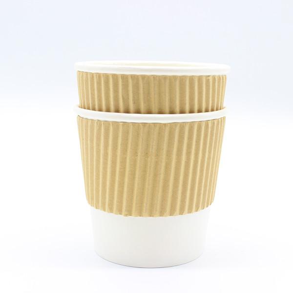 Single Wall Coffee Paper Cup Insulated Disposable Coffee Cups ISO9001