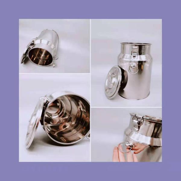 достаточная нержавеющая сталь материалов 70Ltr доит ведро ведер оливкового масла контейнера