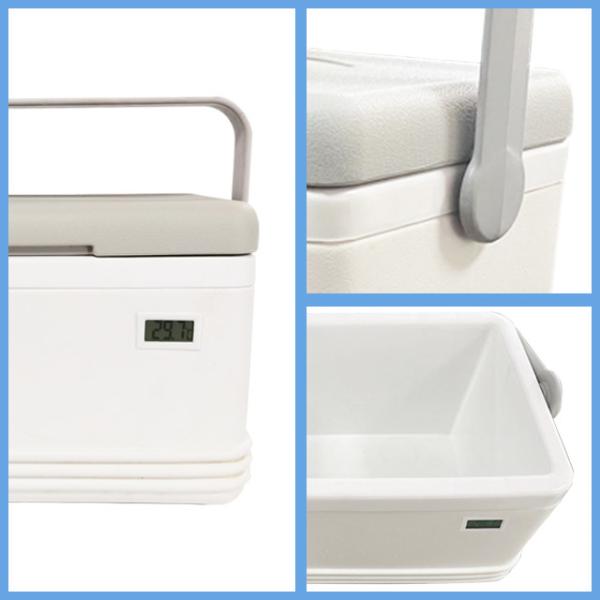 Tipo de isolamento PU espuma cadeia de frio transporte pequeno refrigerador portátil