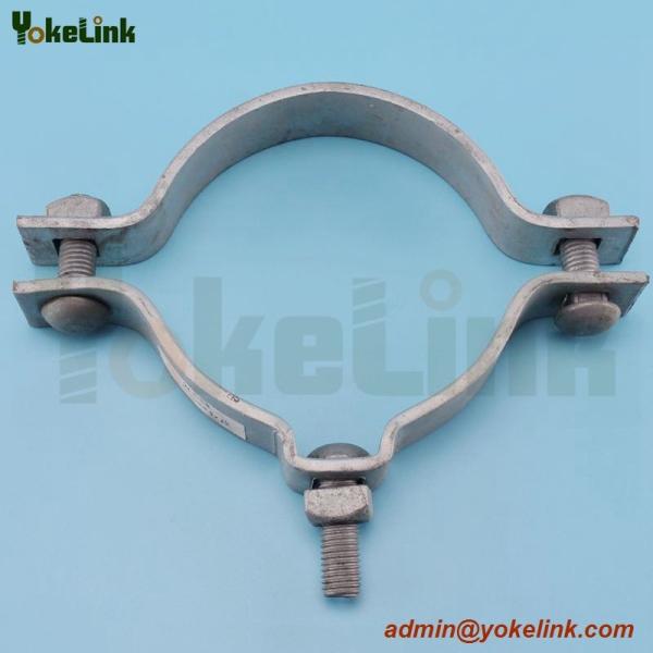China manufacture hot dip galvanized pole band clamp with low price