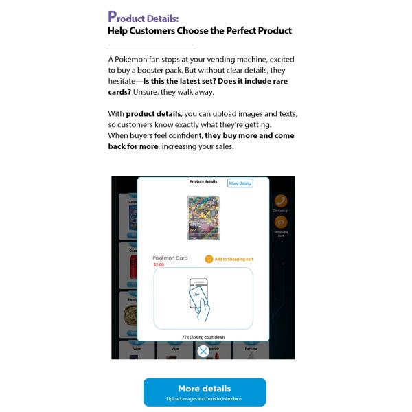 Self-service Retail Solution Trading Card Vending Machine For Game Stores Shopping Malls Entertainment Venues