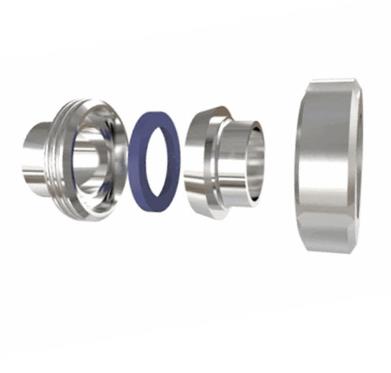 10-150mm Male Sanitary Pipe Fittings For Dairy Cosmetic Pharmaceutical Industry
