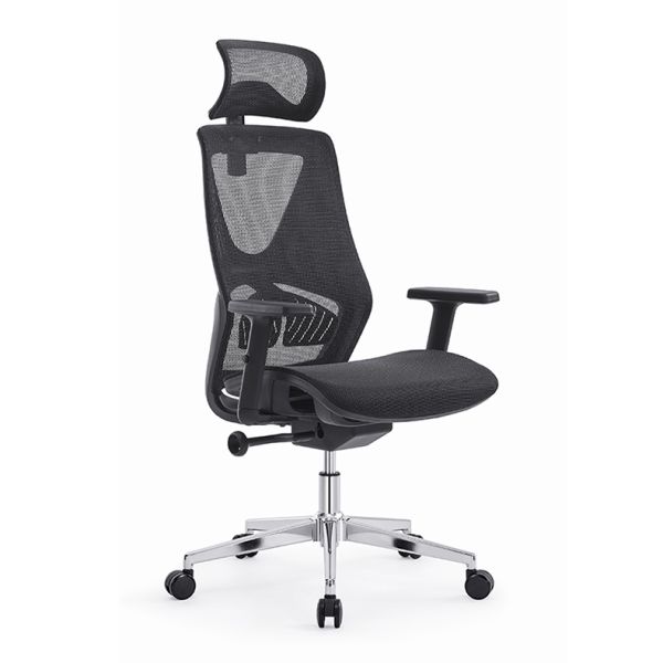 Office Staff Full Mesh Ergonomic Revolving Chair Adjustable With High Back