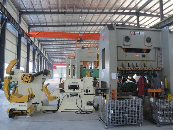 SS Sheet Metal Coil Feeder , 3 In 1 Feeder Stamping Process Automation