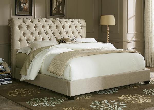 Upholstered Bed, Upholstered Headboard, Hotel Furniture, Fabric Bed