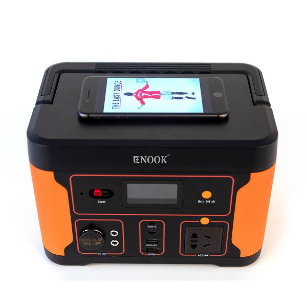 Portable 500W Home Energy Storage Battery Solar Charging Station LFP Battery Type