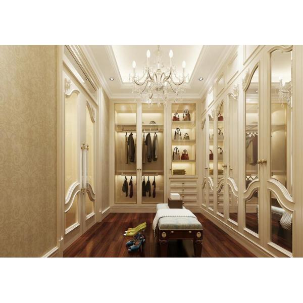 NO Folded and Convertible MDF Bedroom Wall Wardrobe Design for Compact Living