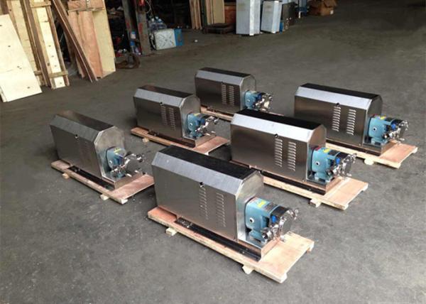 Hygienic Grade Food Grade Pump Cam Milk Jam Rotor Pump SS304 Material