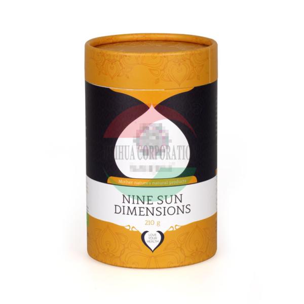 Imprimindo o frasco plástico do cilindro das latas compostas plásticas claras do papel dos cuidados com a pele