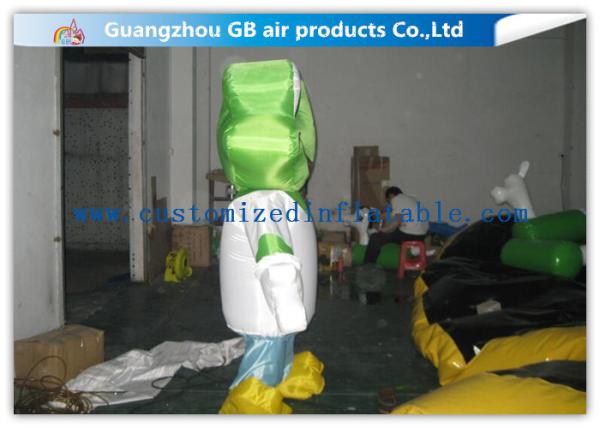 Green Head Frog Inflatable Cartoon Characters Inflatable Animal Costume Adult Size