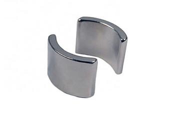 Electric Motor Arc Shaped Magnets Bonded Ndfeb Magnet Customized Size