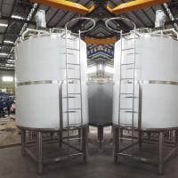 navire à une seule couche de réservoir sous pression d'acier inoxydable d'épaisseur de 3mm
