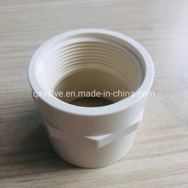 Adaptador feminino de PVC ASTM SCH40 para instalação de tubos de plástico