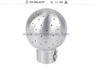 SS316L Donjoy Fixed Clenaing Ball With Pin Connection For Tank
