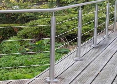 Energy Conservation Stainless Steel Guardrail , Stainless Steel Banister Easy Maintenance