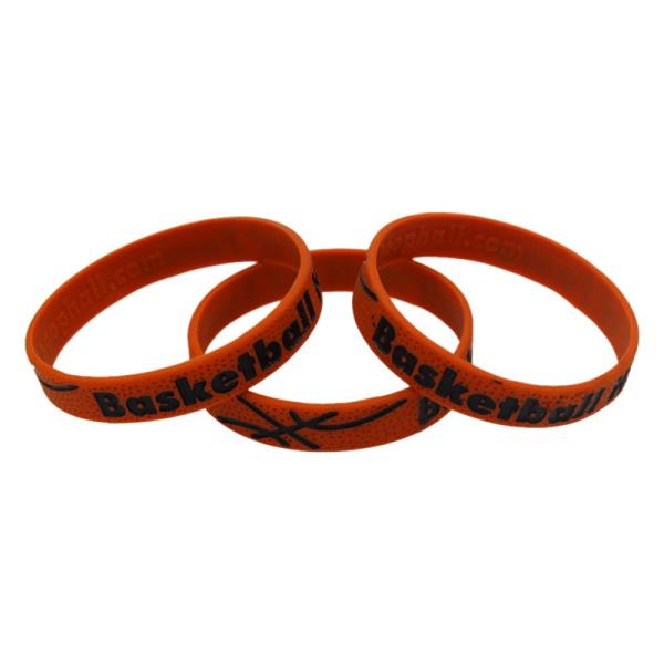 Custom Ink - Filled Silicone Bracelets Sport Event Rubber Wristbands