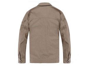 Cotton / Polyester Men's Work Coats Jackets , Custom Women's Embroidered Workwear