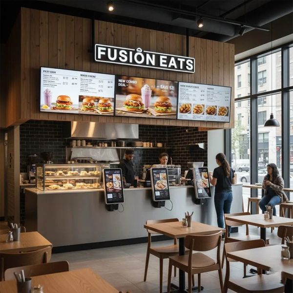 Android Digital Menu Board for Restaurant Chains with Remote CMS Management